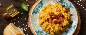 Risotto alla Zucca con Speck e Caciocavallo Affumicato