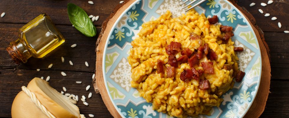 Risotto alla Zucca con Speck e Caciocavallo Affumicato