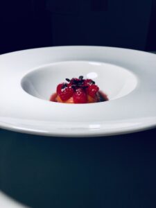 Salmone rosso in salsa agrodolce