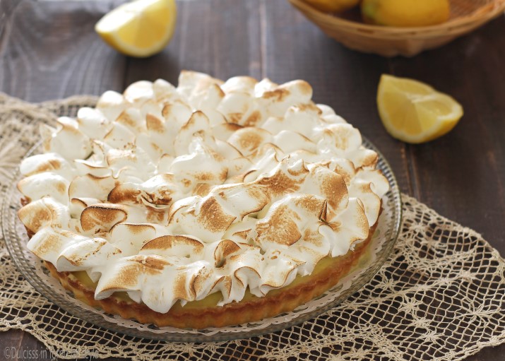 Crostata meringata alla crema di limone
