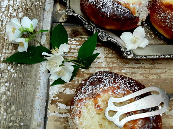 Panbrioche con crema di formaggio