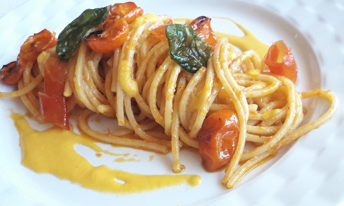 SPAGHETTO AL POMODORO in agrodolce