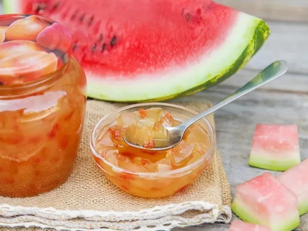 Marmellata con bucce di anguria