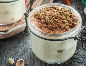 tiramisu arancia e pistacchi