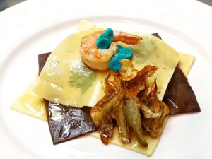 Raviolo aperto “Il mio mare”