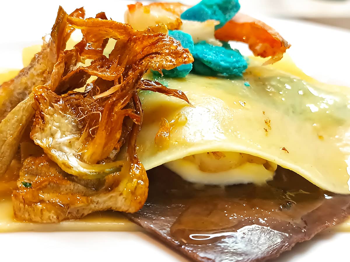 Raviolo aperto “Il mio mare”
