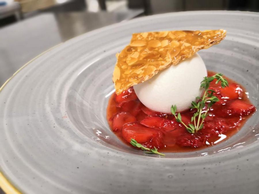 Semifreddo alle fragole
