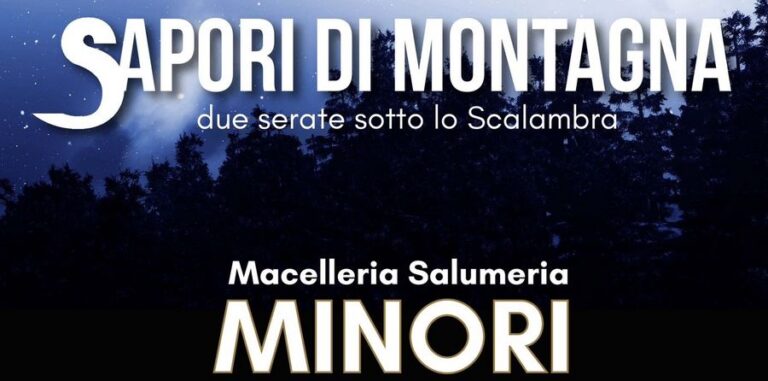 Sapori di montgna della macelleria minori