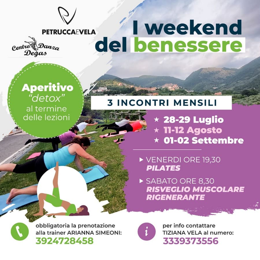 Pilates e benessere nella cantina di Petrucca e Vela