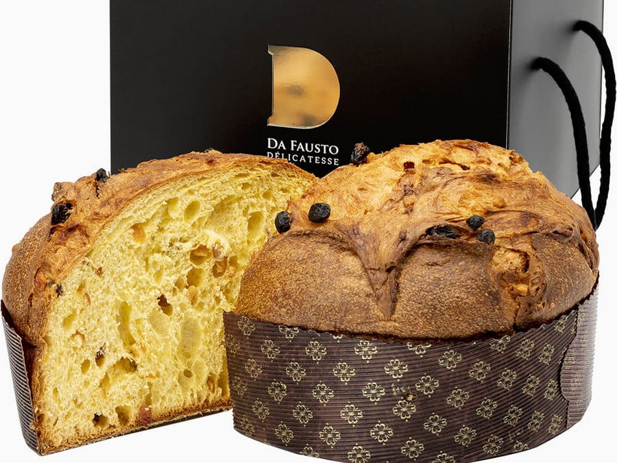 Panettone con arancia bionda di fondi