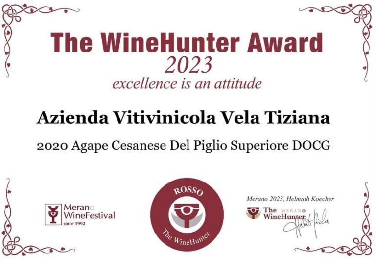 Agape: il vino del cuore