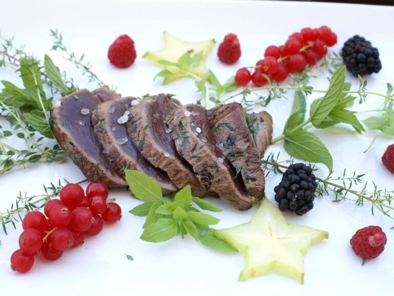 Filetto di tonno ai frutti di bosco