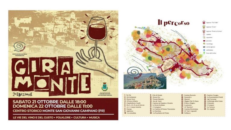 GiraMonte 2023: Un Weekend di Sapori, Vini e Tradizione a Monte San Giovanni
