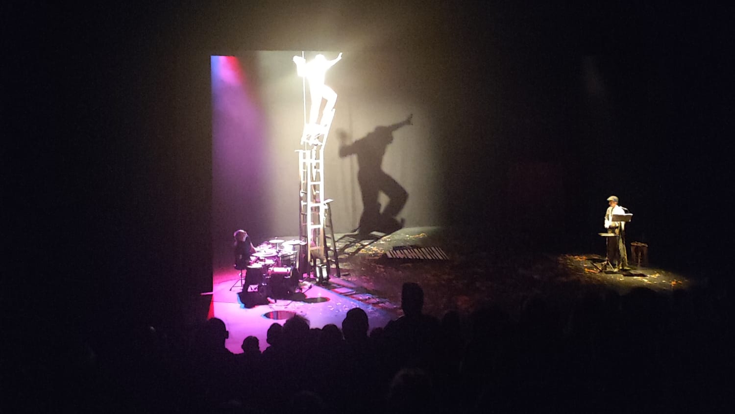 Uomo calamita al teatro vascello
