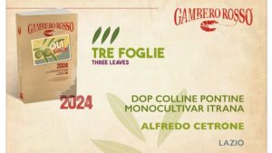 Tre foglie all'Azienda agricola Alfredo Cetrone, Gambero Rosso
