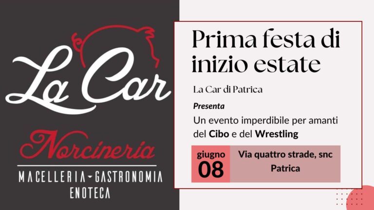 Festa d'inizio estate a La Car2 srl di Patrica