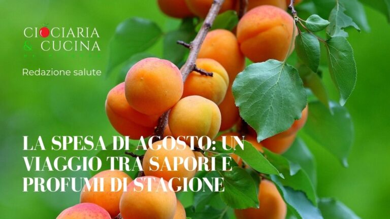 Cibo di stagione ad agosto.