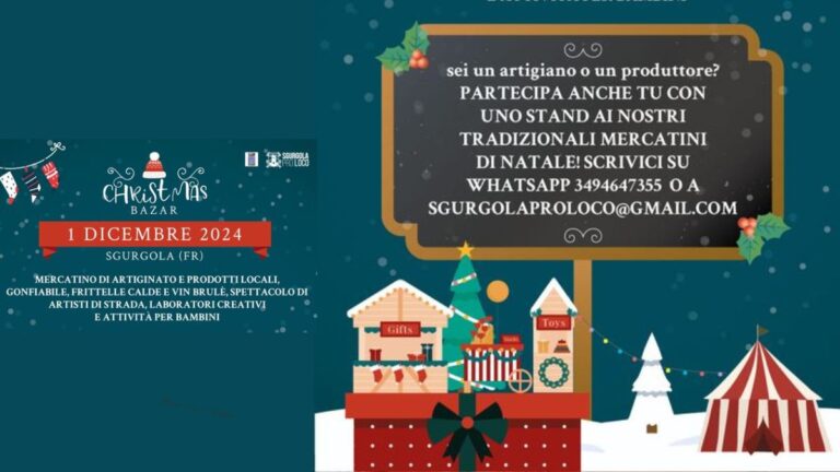 Christmas bazar a Sgurgola