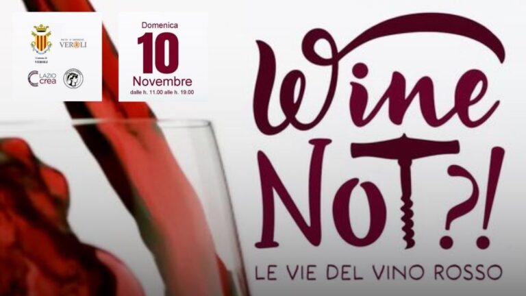 Scopri il rosso a Veroli con Wine Not