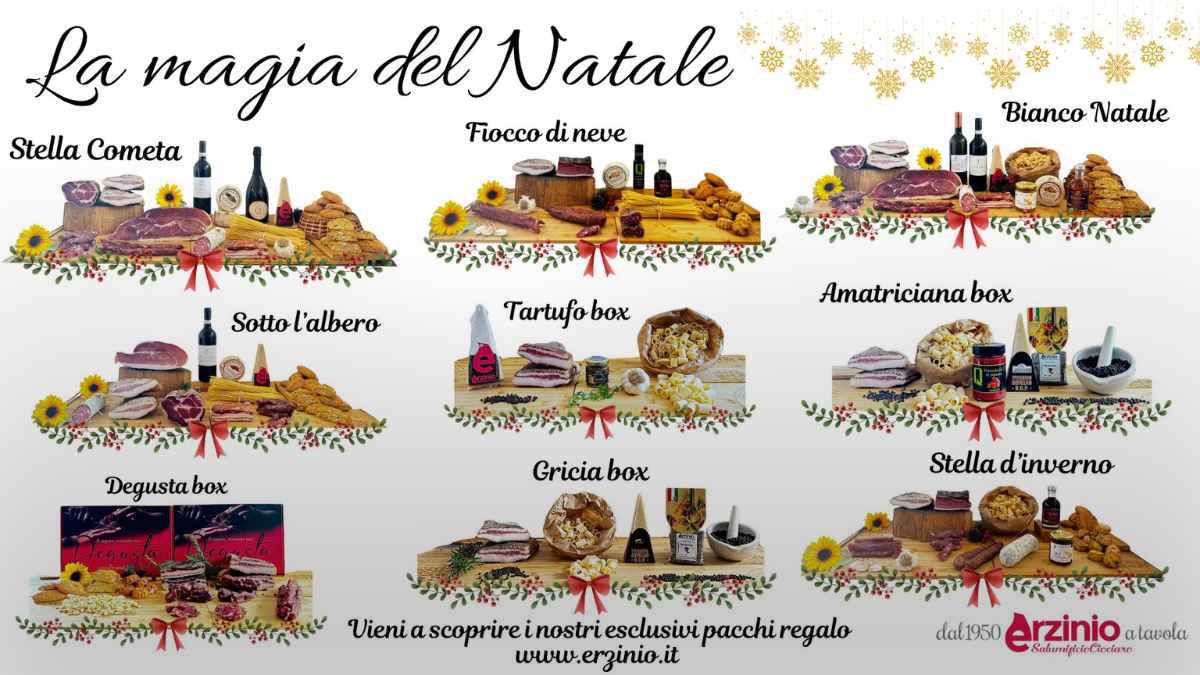 La Magia del Natale con i Cesti Erzinio