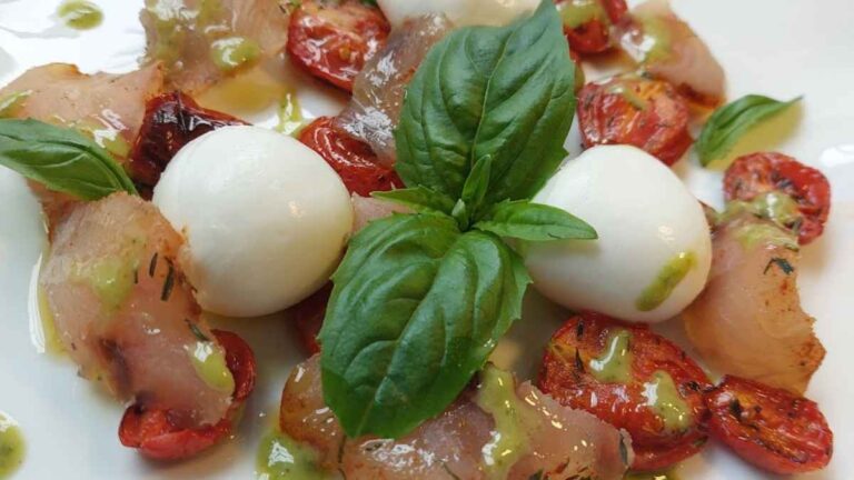 La caprese di mare un’ode alle festività di Fausto Ferrante