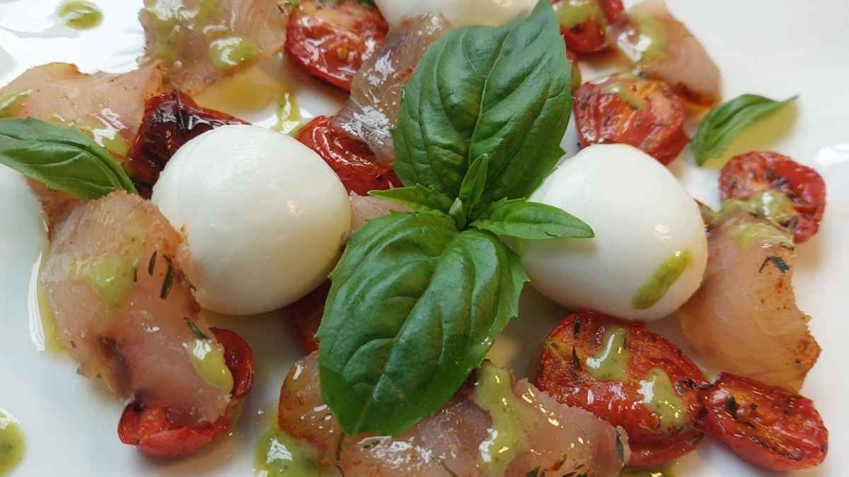 La caprese di mare un’ode alle festività di Fausto Ferrante