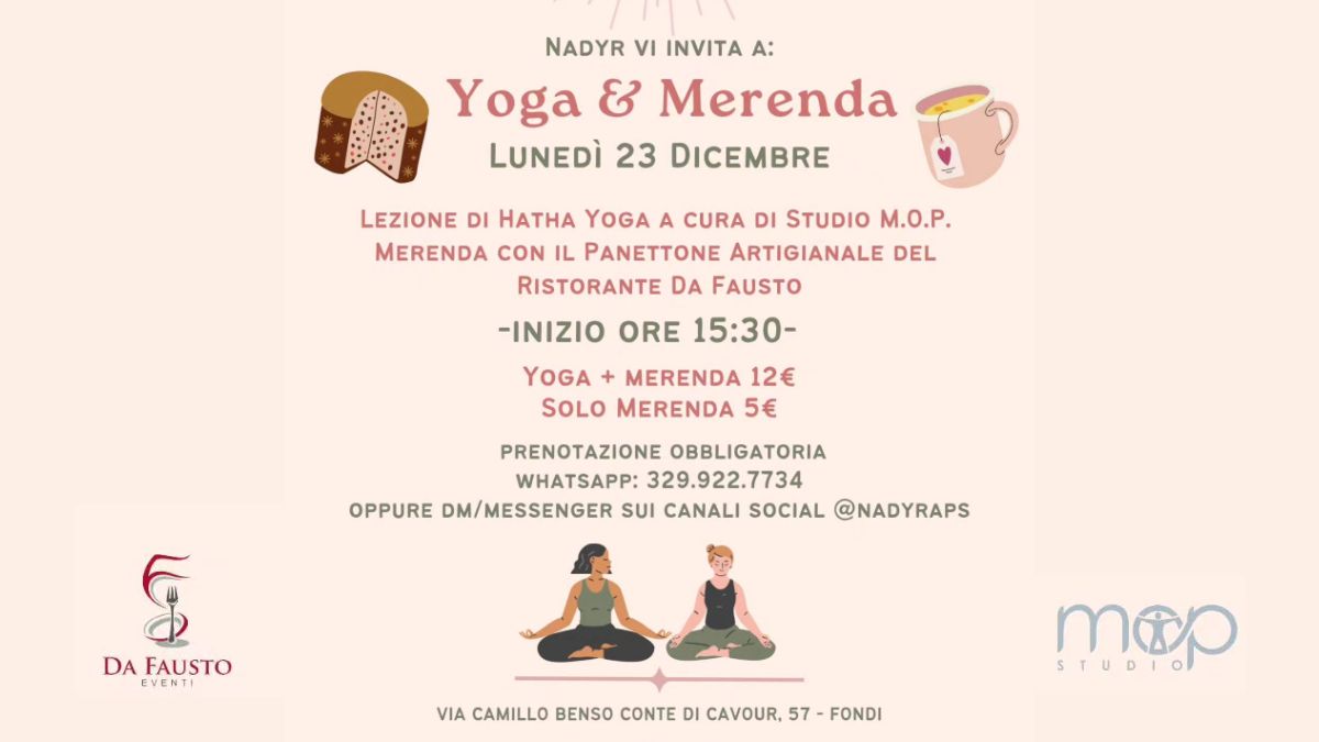 Un respiro per il rispetto: yoga e merenda per un futuro migliore