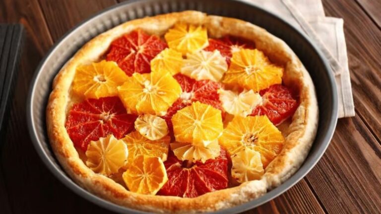 Crostata Caramellata di Mele e Arance