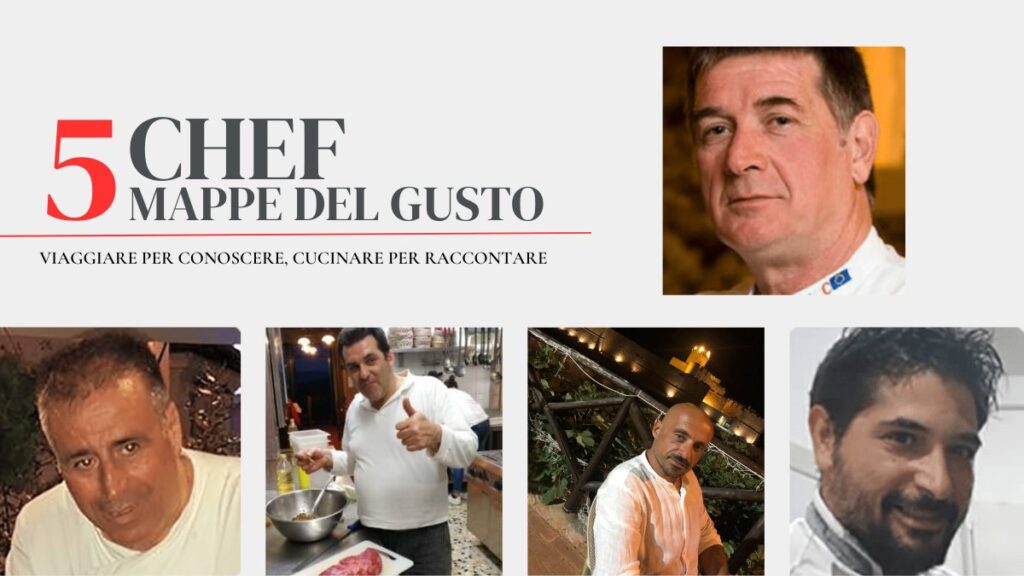 5 Chef, 5 mappe del gusto