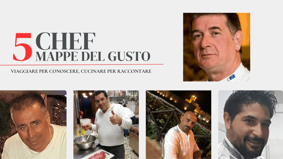 5 Chef, 5 mappe del gusto