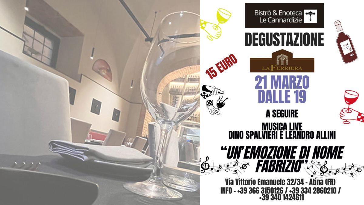 Open Wine & Open Music le emozioni della primavera arrivano ad Atina a Le Cannardizie