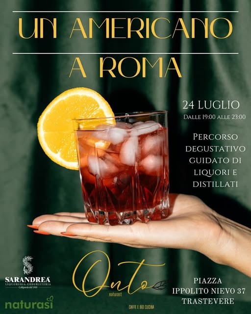 Un Americano a Roma l’aperitivo che parla italiano (e ciociaro) by Sarandrea