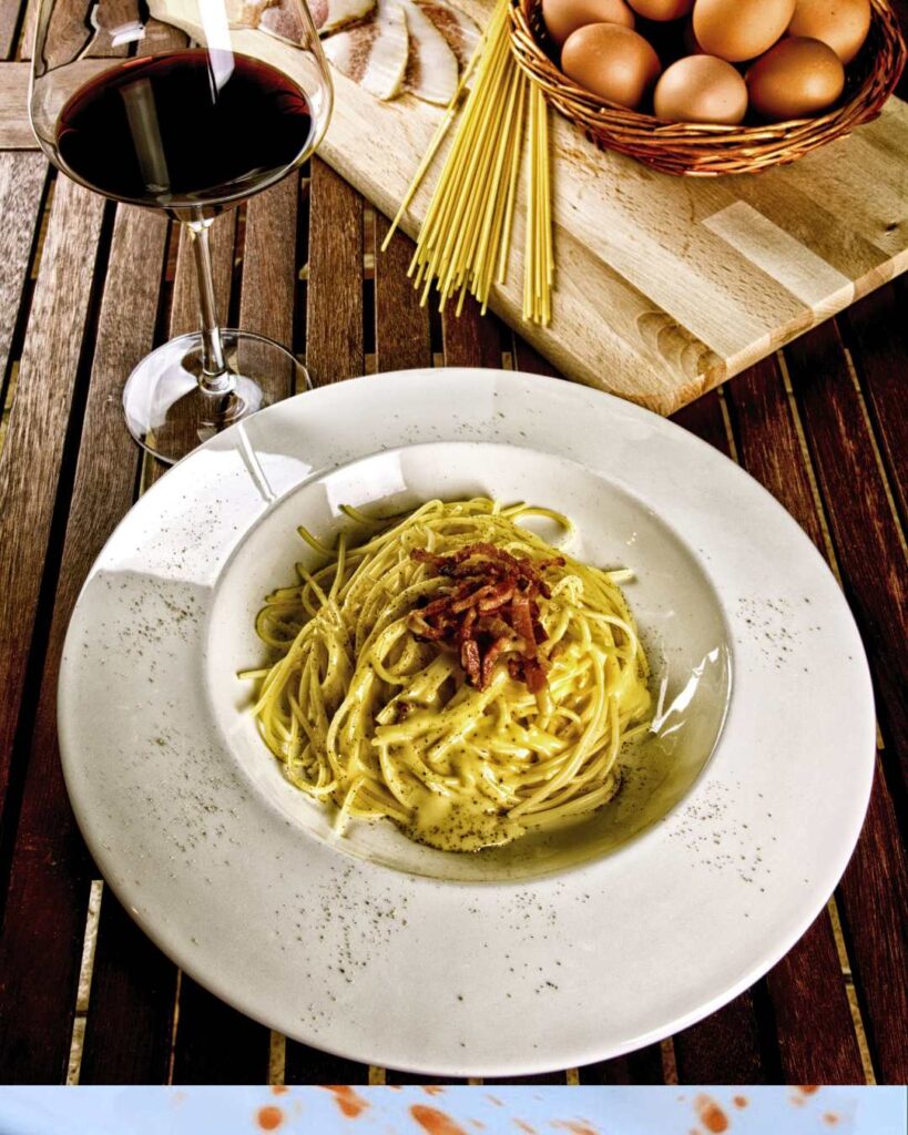 Carbonara & Calici di vino: quando il viaggio si ferma… in enoteca