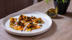 Fusilloni alla caponata: la ricetta estiva di Pamela Liccardo