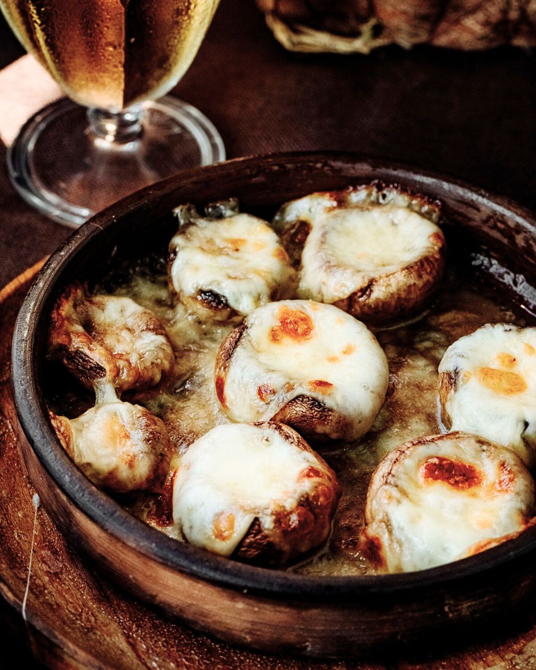 Bistecca alla brace con porcini