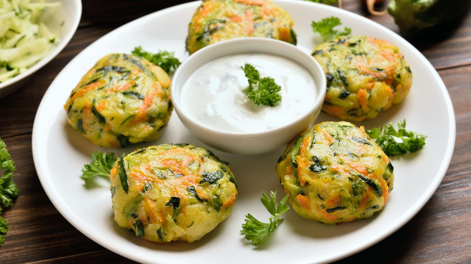 Frittelle gluten free con zucchine e menta