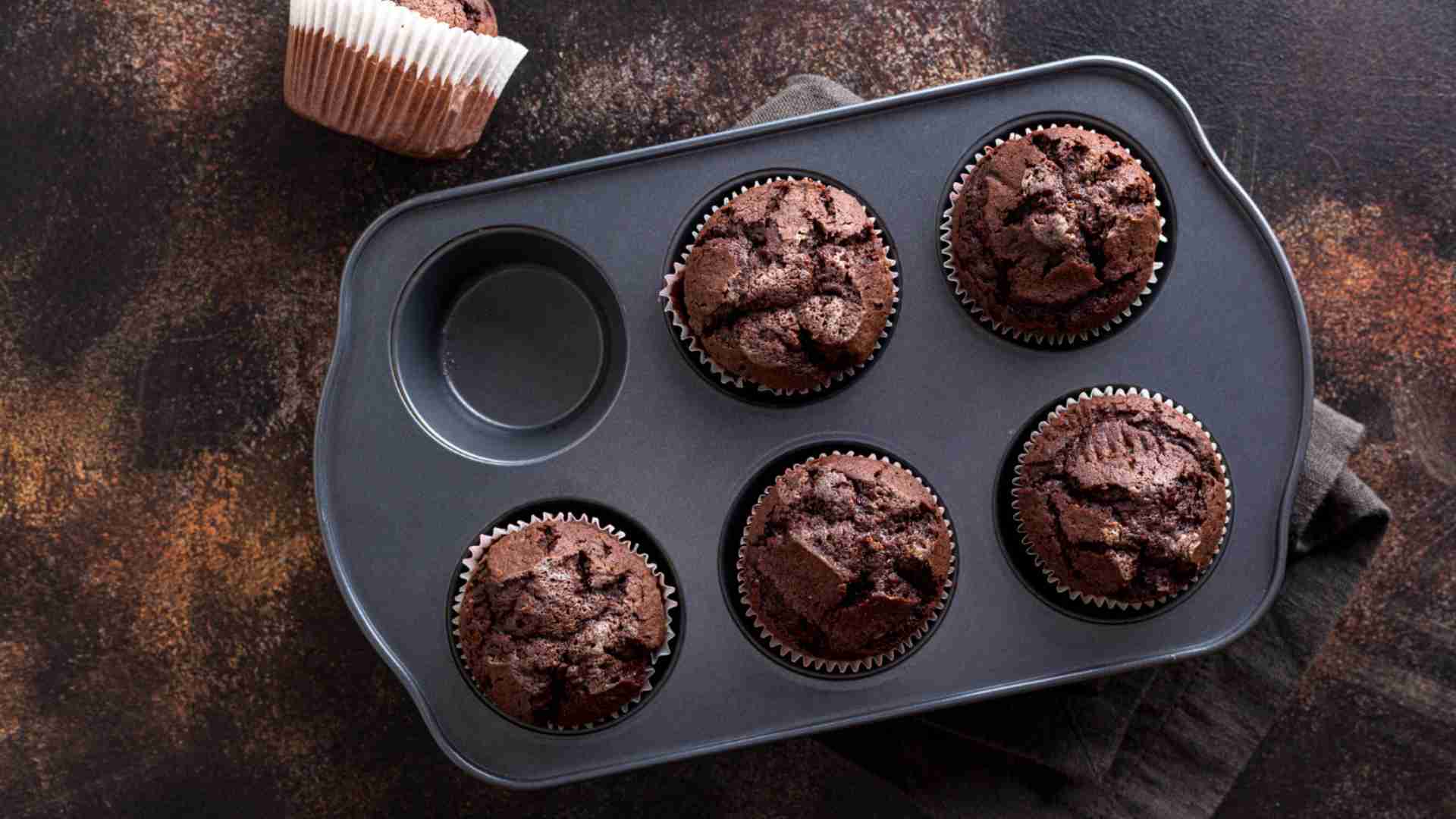 Mini plumcake senza glutine al cacao e farina di mandorle