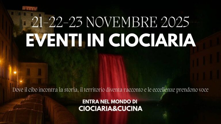 Weekend in Ciociaria: tutti gli eventi da non perdere dal 21 al 23 novembre
