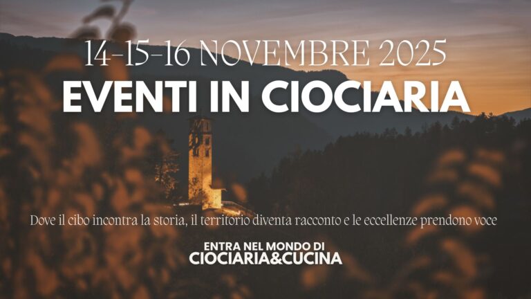 Weekend in Ciociaria – 15 e 16 novembre 2025