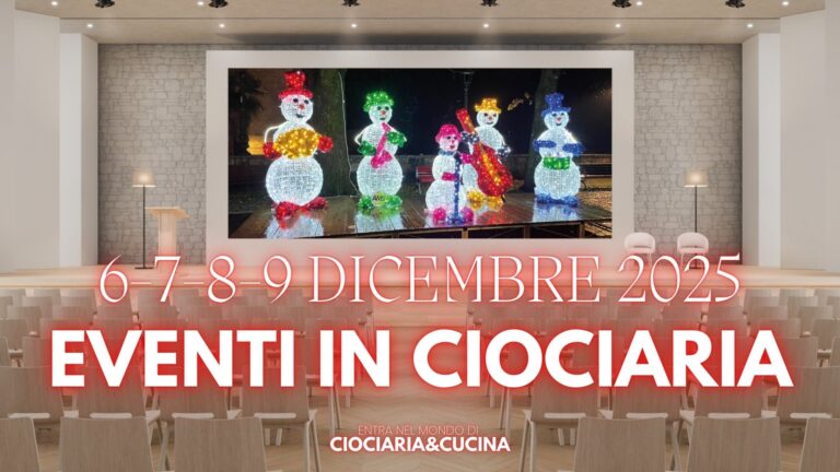 Weekend in Ciociaria | 6–8 Dicembre 2025