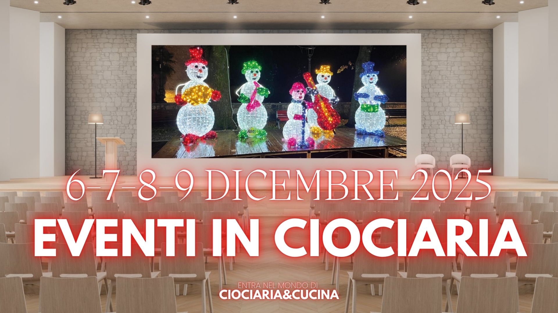 Weekend in Ciociaria | 6–8 Dicembre 2025