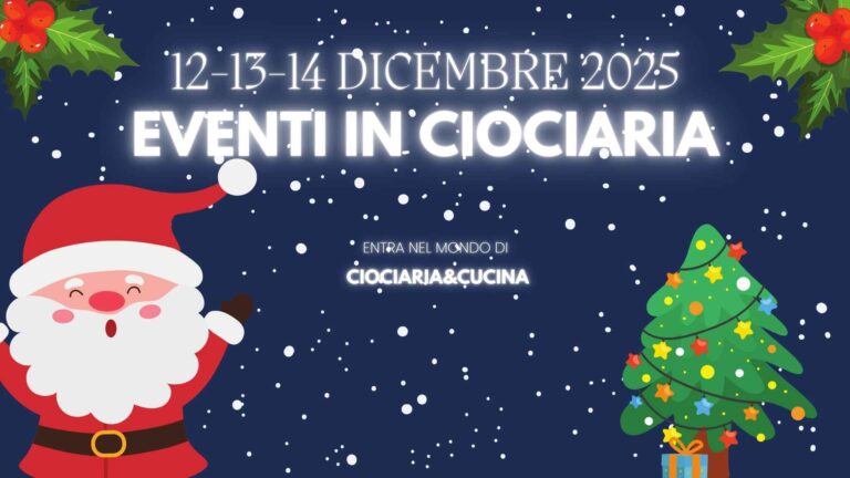 Weekend a Frosinone e Provincia: cosa fare sabato 13 e domenica 14 dicembre