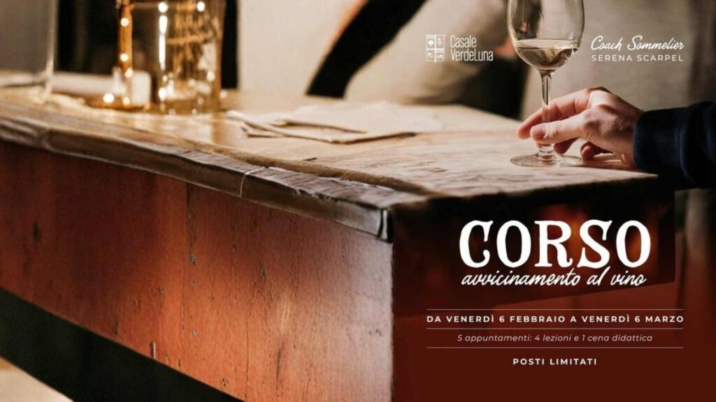Corso di avvicinamento al vino a Casale VerdeLuna