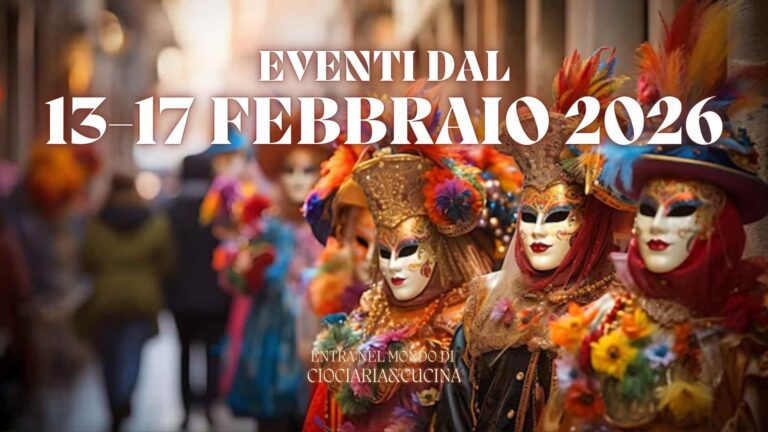Eventi in Ciociaria Cosa fare dal 13 al 17 febbraio 2026 tra San Valentino e Carnevale