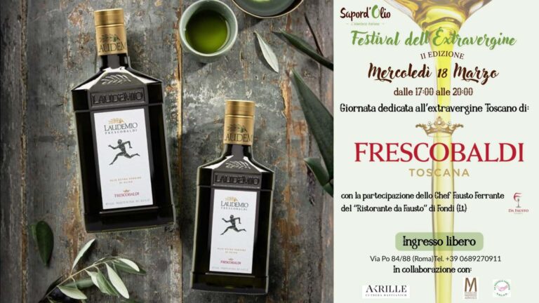 Fausto Ferrante a Roma da Sapord’Olio degustazione toscana con olio Laudemio