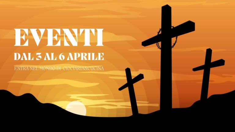 Eventi a Frosinone e provincia cosa fare tra 3 e 6 aprile 2026