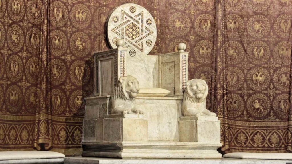 Eugenio Cisterna affresco Anagni Sala Quattro Ere