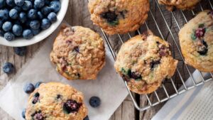 Muffin ai mirtilli piccoli frutti, grande profumo