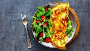 Frittata al forno con verdure di stagione e pecorino