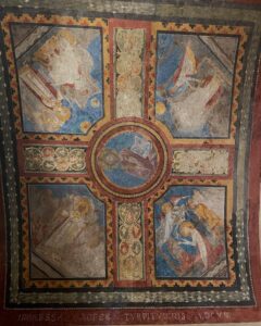 Roma, La Cripta della Chiesa di Sant’Agnese in Agone dopo i restauri iniziati nel 2017 e terminati nel 2026 E. Cisterna, Scene della Passione e Martirio di S. Agnese, Foto: Claudia Viggiani, 2024
